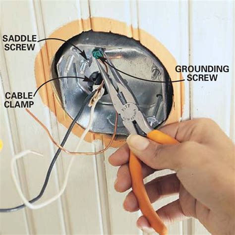 the wiring in junction box to ceiling fan|installing ceiling outlet box.